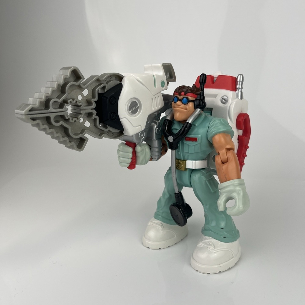 Fisher-Price Mattel Rescue Heroes Matt Medic Rescue Pack Action Figure 1998‎